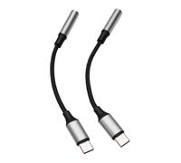 VELATEMOR Adattatore Jack per Cuffie da USB C a 3,5 Mm | Il Chip DAC Integrato Supporta Il Microfono e Il Controllo del Volume