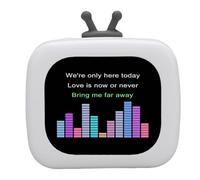 VELATEMOR Altoparlante Bluetooth intelligente con touch screen da 2 pollici, perfetto veleno, BT 5.4, 8 ore, suono 5 W, portatile per interni ed esterni, controllo app