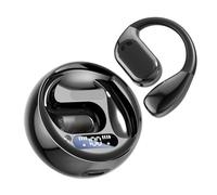 VELATEMOR Auricolari con traduzione AI in tempo reale, cuffie con traduttore da 144 lingue, microfono con riduzione del rumore, per viaggi, lavoro e apprendimento (BLACK)