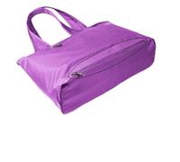 VELATEMOR Borsa a Tracolla con Tasche Multiple, Borsa per la Spesa in Nylon Resistente per Viaggi, Lavoro e Sport (PURPLE)