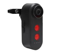 VELATEMOR Camera da Bici da 4K con Luce di Coda, Telecamera Posteriore in Bici Ad Angolo Largo 140 Gradi con la Registrazione del Ciclo di Controllo (16G)