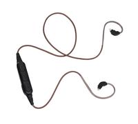 VELATEMOR Cavo Adattatore Bluetooth, Cavo Adattatore Sostitutivo per Auricolari Bluetooth 5.3, con Microfono e Controllo Volume, per Cuffie a 2 Pin da 0,78 Mm