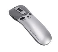 VELATEMOR Clicker per Presentazioni Wireless 2.4G, Tecnologia Giroscopio Puntatore Mouse con Telecomando e Rotazione Pagine, Presentatore PPT Portatile Plug and Play con Interfaccia USB,