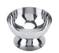 VELATEMOR Coppa per Gelato in Acciaio Inossidabile, Coppa da Dessert in Acciaio Inossidabile per Insalata di Mousse Alla Crema Pasticcera, Sorbetto, per la Festa del Ristorante Dell'hotel (corto)