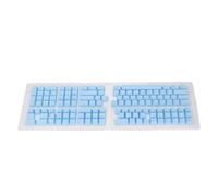 VELATEMOR Copritasto per Tastiera Meccanica a 132 Tasti, Profilo OEM, Finitura Opaca, Russo, Copritasto in ABS, Compatibile con Tastiere 61 62 64 68 84 87 104 108, Installazione Semplice