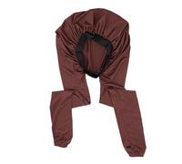 VELATEMOR Cuffia per Capelli Lunghi 2 in 1 per Estensioni dei Capelli Dormienti Protezione per Dreadlock Materiale Morbido e Traspirante Ideale per L'uso Notturno (Caffè)