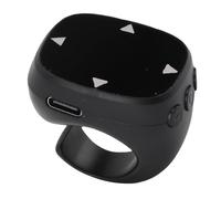 VELATEMOR Fingertip Wireless Bluetooth Remote Control, Pagine Dell'app Telecomandato Turner, Pagina Dell'app Video Turner, Anello di Scorrimento della Connessione a Distanza da 32.8 Piedi (Black)