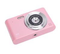 VELATEMOR Fotocamera Digitale, 16x Zoom da 2,4 Pollici IPS -Registrazioni a Tempo Continuo a Schermo Integrate Nella Fotocamera Flash Compact Trail per il Viaggio (PINK)