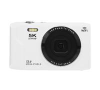 VELATEMOR Fotocamera Digitale 5K, 72MP, Schermo da 2,8 Pollici Ultra HD, 16x Digital Zoom Auto Focus Fotocamera Digitale WiFi con il Flash Incorporato per la Fotografia di Viaggio (32GB)