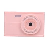 VELATEMOR Fotocamera Digitale a Doppia Lente, Fotocamera Digitale Spegnere Automatico Autofocus per la Vita di Tutti i Giorni (PINK)