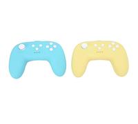 VELATEMOR Gamepad Wireless per Pro Mini Dual Vibration Grip per Un'esperienza di Gioco Affascinante Verde + Giallo/Grigio Chiaro/Grigio Scuro + Rosa/Verde +, Confezione da 2 per Giocatori (verde e