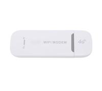 VELATEMOR Hotspot SIM Portatile 150 Mbps, Router Hotspot Mobile WiFi Dongle 4G LTE Advanced USB Dongle, Ad Alta velocità 8 Dispositivi Collegati per le attività di Viaggio (WHITE)
