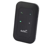 VELATEMOR Hotspot WiFi Portatile Sbloccato 4G LTE con Slot per Schede SIM - Nessun Router Mobile a Contratto per Viaggi, Batteria da 300 Mbps (10H) USB C, Collega 10 Dispositivi (2100 mAh)