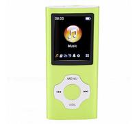 VELATEMOR Lettore MP3 Bluetooth con Scheda di Memoria da 32 GB, Lettore Musicale in Metallo con Schermo a Colori da 1,8 Pollici, Supporta Fino a 64 GB, Durata della Batteria 30 Or (GREEN)