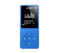 VELATEMOR Lettore MP3 Professionale da 64 GB con Schermo da 1,8" e Altoparlante per Appassionati di Musica, Lettore Musicale Portatile con Equalizzatore per Palestra Fitness (azzurro)