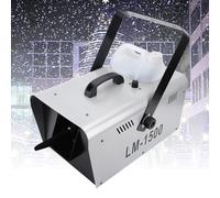 VELATEMOR Macchina per la Produzione di Fiocchi di Neve con Telecomando 1500 W, Macchina per Fare Neve Finta per Matrimoni, Feste di Natale All'aperto e Al Coperto, Dimensione del (Spina UE 100-240 V)