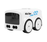 VELATEMOR Magic Interactive Smart Bus: Giocattolo con Gesti e Controllo Remoto con 9 Facce LED, Tracciamento Automatico e Tracciamento della Linea per un Gioco Fantasioso (WHITE)