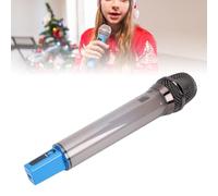 VELATEMOR Microfono Prop Falso RGB Illuminato in Plastica Gioca a Fare Finta di Microfono per l'addestramento di abilità Oratorie di Feste Cosplay