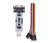 VELATEMOR Modulo USB a Ttl, Conversione Automatica Chip FT232 Modulo Convertitore USB Ttl con Indicatore LED, Comodo da Usare, Multifunzionale, Fusibile di Sicurezza, per