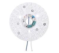 VELATEMOR Pannello LED Rotondo della Luce a Ventola da 24 W, Pannello di Sostituzione della Luce della Ventola, Temperatura a 3 Colori Brillante Selezionabile 3000K 4500K 6000K, Dimmable