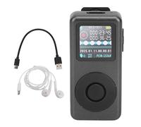 VELATEMOR Registro 48h Attivo Attivo, Record MP3 con Clip Bluetooth ON, Riduzione del Rumore Senza Perdita di 1536kbps, Lettore di Ebook per Incontri di Lezione, Mini Indossabile per la (64GB)