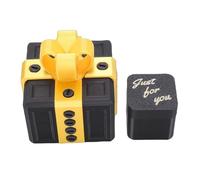 VELATEMOR Scatola Regalo Fastidiosa con Viti Il Fastidioso Presente Puzzle Box Toy, Stampato in 3D Divertente Sorpresa Scherzo novità Contenitore per Carte di Denaro, Regali per Compleanni, (Nero