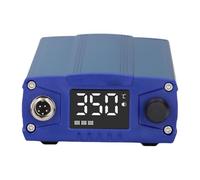 VELATEMOR Stazione di Saldatura con Controllo Intelligente della Temperatura, Kit Saldatore da 75 W con Display LCD, Filo di Terra Antistatico, Spegnimento Automatico, per Riparazioni (Spina europea)