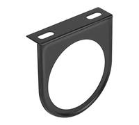 VELATEMOR Supporto Universale a Colonna per Misuratore a Foro Singolo in Ferro Nero per Manometri da 52 Mm, Visualizzazione a Livello degli Occhi per Auto/camion/moto, Pratico e di Alta qualità, 1