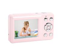 VELATEMOR Telecamera Digitale 64MP 4K, Schermo da 2,4 Pollici Anti Shake Af AutoFocus Fotocamera Fotografica Vlogging Portatile 18x Fotocamera Zoom Digitale per il Matrimonio di Laurea (PINK)
