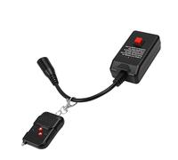 VELATEMOR Telecomando per Macchina del Fumo, Telecomando Wireless a Due Pulsanti 315 MHz con Interfaccia Cablata XLR a 3 Pin, per Macchine del Fumo da 400 W 900 W 1500 DJ per Feste Sul