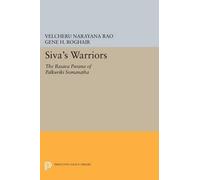 Velcheru Narayana Rao Siva's Warriors (Tascabile)