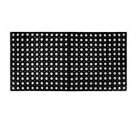 ZERBINO GUMMY 50x100cm Nero ZGGUMM4899