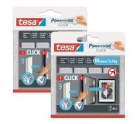 Velcro autoadesivo TESA con colla per attaccare foto, 4 paia, taglia M x2