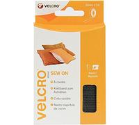 VELCRO Brand Dischetti riapribili da cucire 20mm x 1m Nero