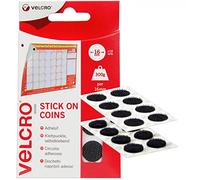 VELCRO Dischetti riapribili adesivi EC60228 Ø16 mm x16 Nero