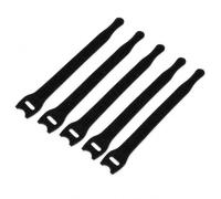 Velcro® - Fascette stringicavo riutilizzabili, 20 mm x 200 mm (5, nero)