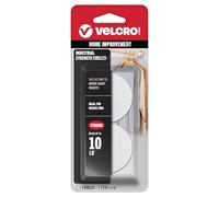 VELCRO Marca 1 7/8 "Bianco, Monete-2 Set