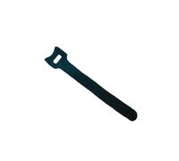 Velcro strap black 16 x 250 - mm 100 pcs package - Warranty: 300M NEW