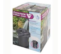 VELDA - Filtro a pressione per laghetto da giardino, acquario 6000, 9 W