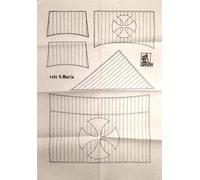 Vele da Tagliare e Cucire per Navi Caravelle Nina e Santa Maria Scala 1/16 Accessorio Modellismo Navale Storico (SANTA MAR)