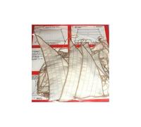 Vele in Cotone per Modello Cutty Sark, Kit Accessori Mantua Model, Art. 34008 scala1:78
