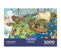 Vele oltre il bordo Puzzle in Legno Impermeabile DIY Puzzles Da 1000 Pezzi Regali Per Adulti Divertenti Giochi Di Impegnativi