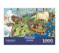 Vele oltre il bordo Puzzle in Legno Impermeabile DIY Puzzles Da 1000 Pezzi Regali Per Adulti Divertenti Giochi Di Impegnativi