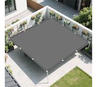 Vele Ombreggianti Rettangolare 0.7 x 2 m Protezione Raggi UV Rete Ombreggiante con Occhielli Fascette Installazione Facile per Esterno Giardino, Terrazzo, Sabbia, Grigio Chiaro