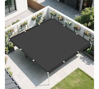 Vele Ombreggianti Rettangolare 1.4 x 2.4 m Protezione Raggi UV Rete Ombreggiante con Occhielli Fascette Installazione Facile per Esterno Giardino, Terrazzo, Sabbia, Grigio Scuro