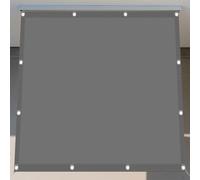 Vele Ombreggianti Rettangolari 1 x 1.6 m Protezione UV 98% Vele Ombreggianti Impermeabile Antivento con Fune e Occhiellato per Esterno Terrazza Giardino Piscina, Grigio Chiaro