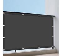 Vele Ombreggianti Rettangolari 160 x 300 cm Rettangolare 98% Anti-Uv Impermeabile Rete Termica Protezione Uv, Tessuto 185 G/M² per Giardino, Terrazzo, Bordo Piscina, Grigio Scuro