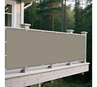 Vele Ombreggianti Rettangolari 230 x 540 cm Protezione Raggi UV Rettangolo Telo Ombra Impermeabile Quadrata Anti-Ultravioletti per Esterno, Giardino e Terrazza, Piscina, Cachi