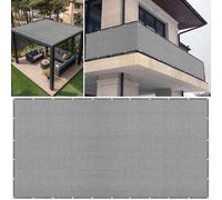 Vele Ombreggianti Rettangolari 250 x 565 cm Poliestere Traspirante Traspirante Vele Parasole Protezione Solare Respirante Anti UV per Esterno, Giardino e Terrazza, Grigio Chiaro