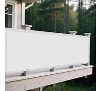 Vele Ombreggianti Rettangolari 270 x 340 cm Protezione Raggi UV Rettangolo Telo Ombra Impermeabile Quadrata Anti-Ultravioletti per Esterno, Giardino e Terrazza, Piscina, Bianco